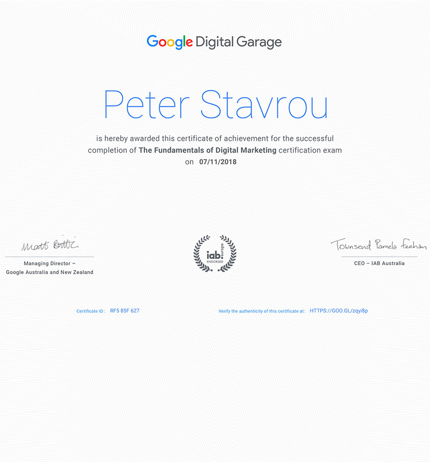 The Fundamentals Of Digital Marketing Google